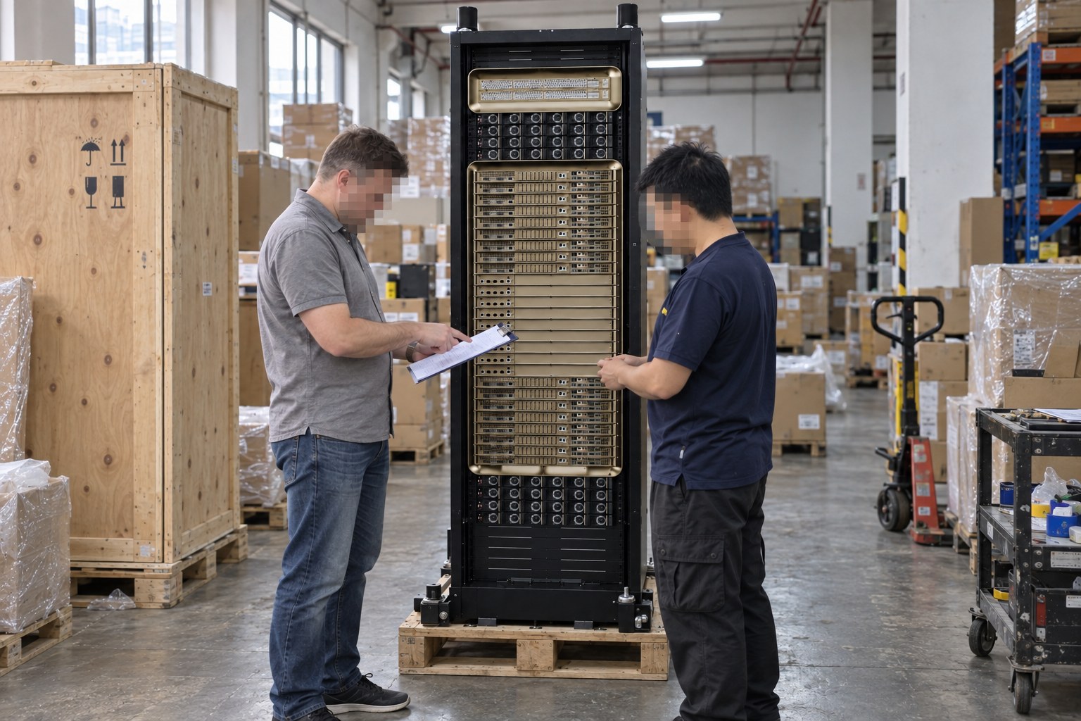 DGX GB300 NVL72 configuration and delivery documentation workflow.