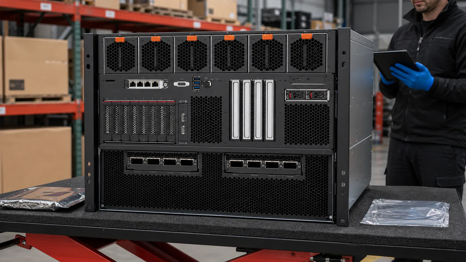 Lenovo ThinkSystem SR680a V4 exact-model product photograph