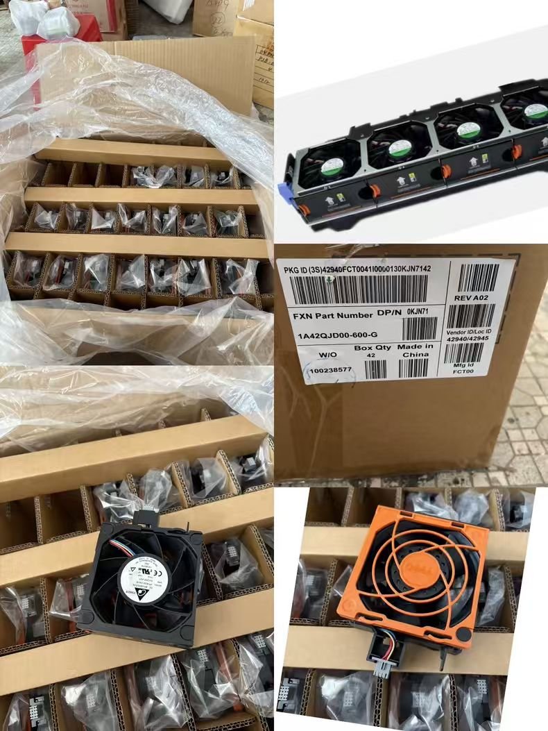 Dell KJN71 actual fan and packaging photo