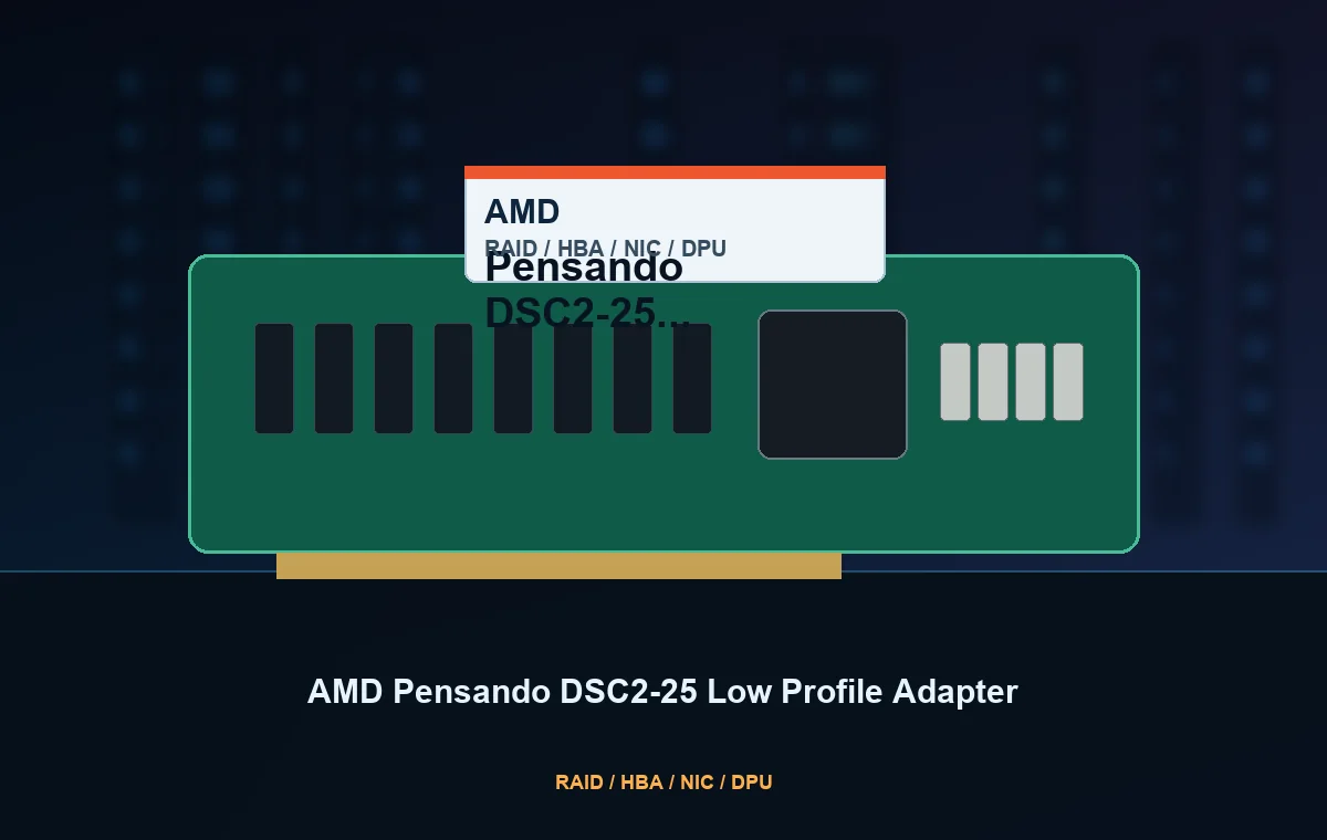 AMD Pensando DSC2-25 Low Profile Adapter
