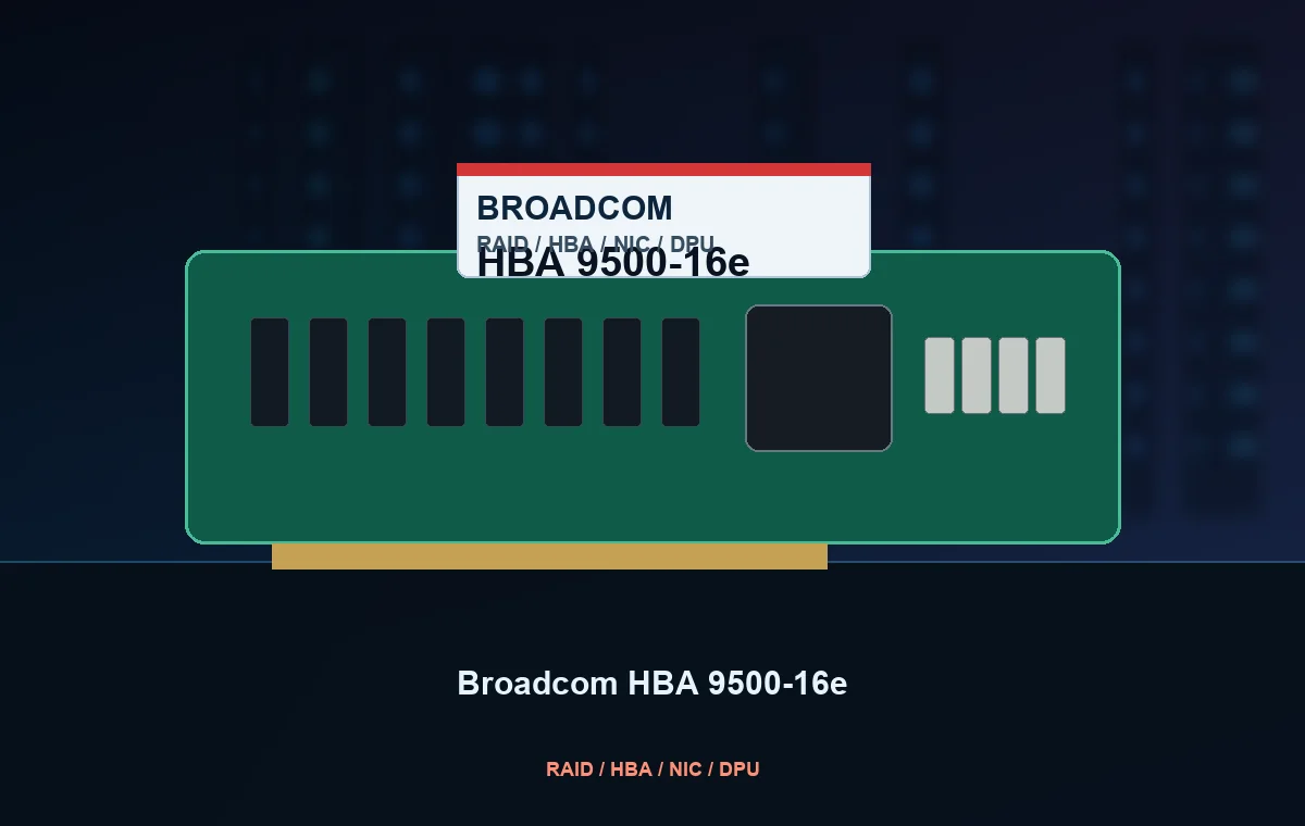 Broadcom HBA 9500-16e
