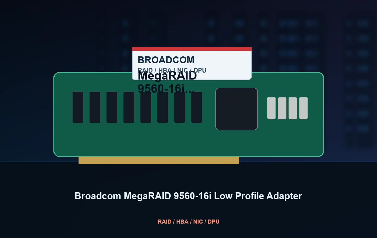 Broadcom MegaRAID 9560-16i Low Profile Adapter