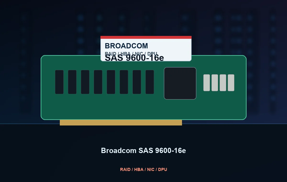Broadcom SAS 9600-16e
