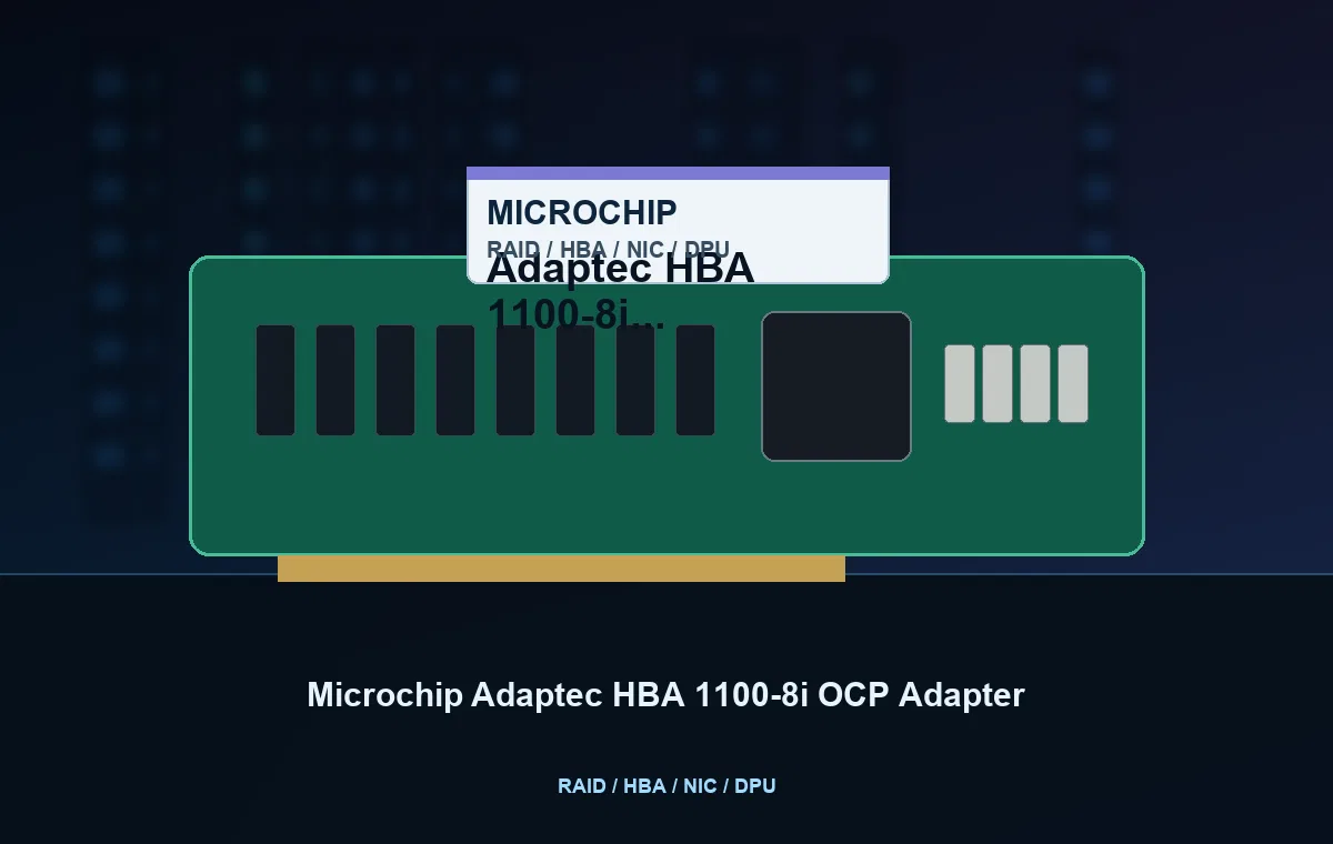 Microchip Adaptec HBA 1100-8i OCP Adapter