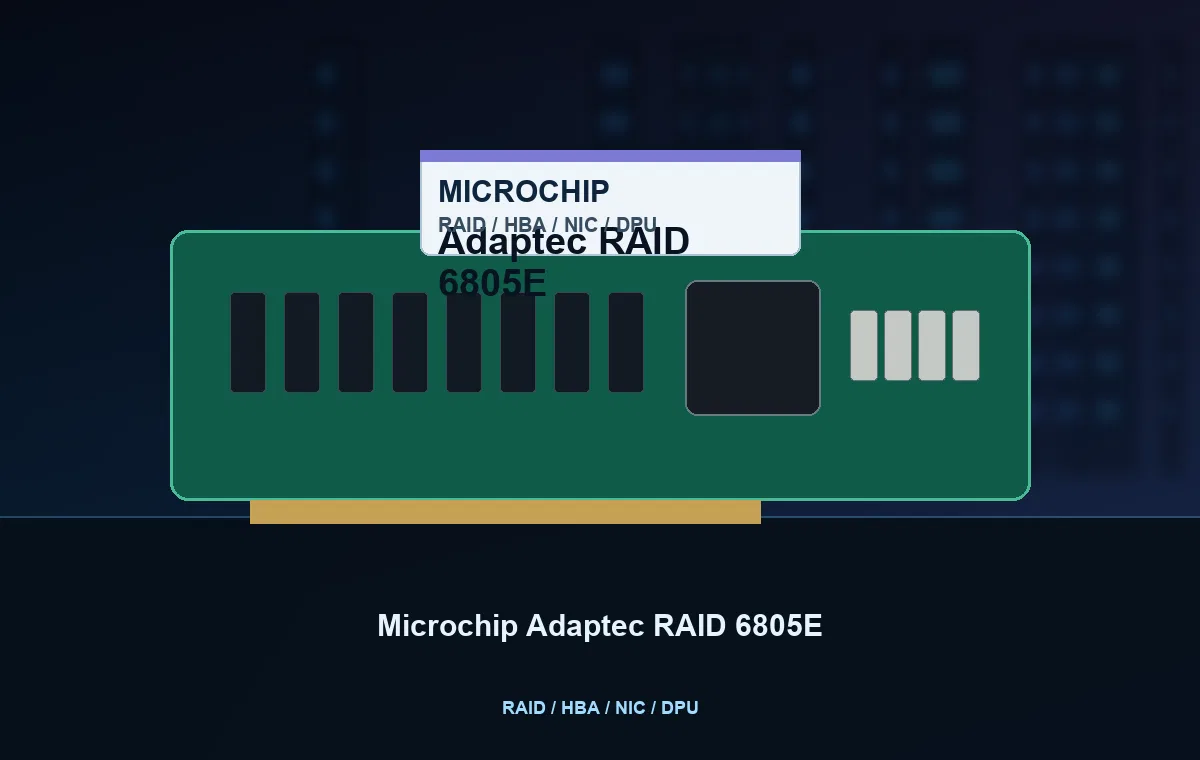 Microchip Adaptec RAID 6805E