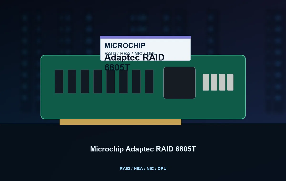 Microchip Adaptec RAID 6805T