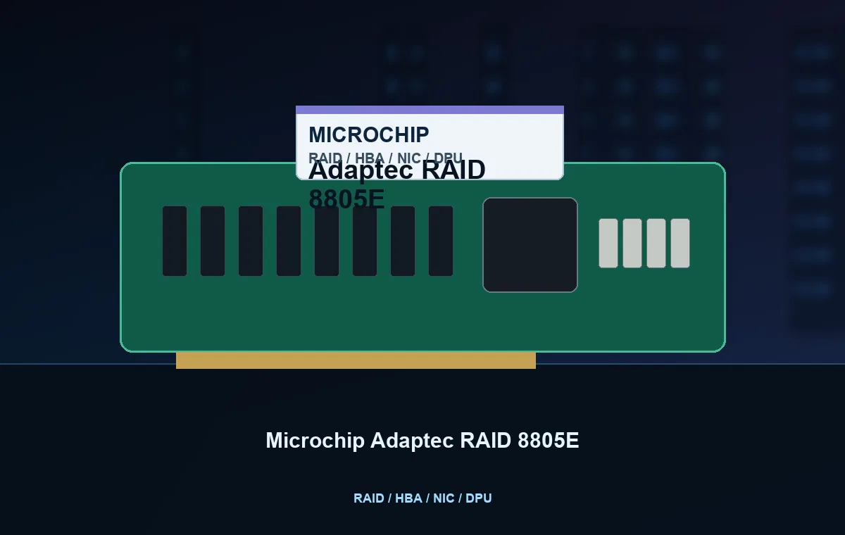 Microchip Adaptec RAID 8805E