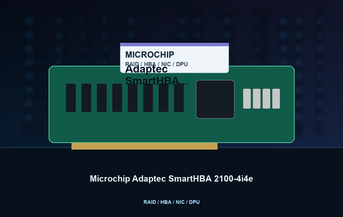 Microchip Adaptec SmartHBA 2100-4i4e