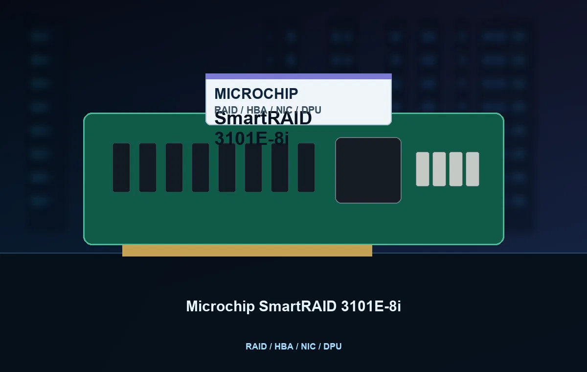 Microchip SmartRAID 3101E-8i