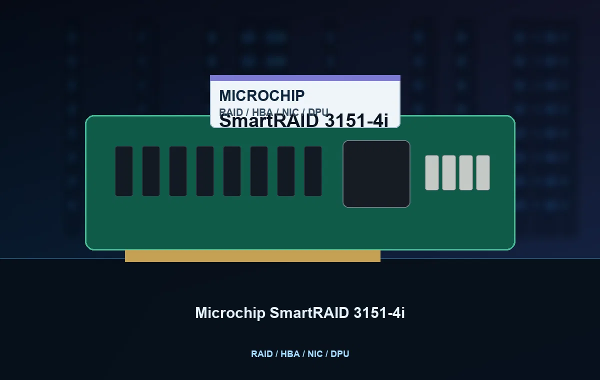 Microchip SmartRAID 3151-4i