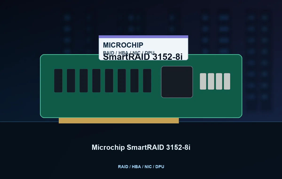 Microchip SmartRAID 3152-8i
