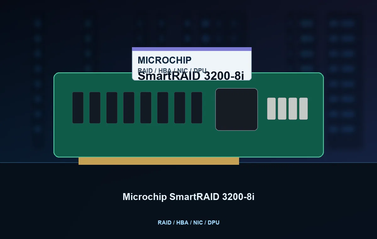 Microchip SmartRAID 3200-8i