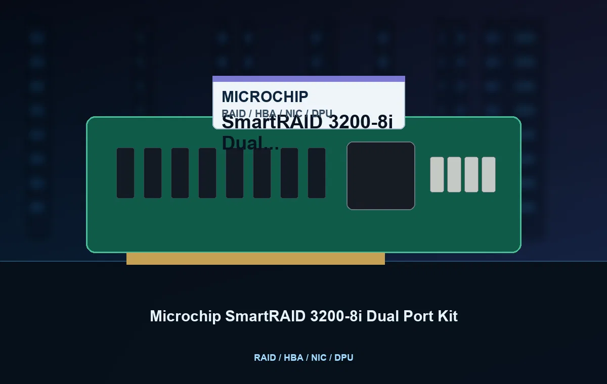 Microchip SmartRAID 3200-8i Dual Port Kit