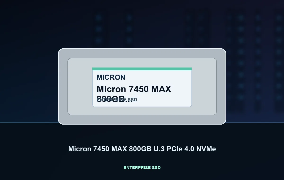Micron 7450 MAX 800GB U.3 PCIe 4.0 NVMe