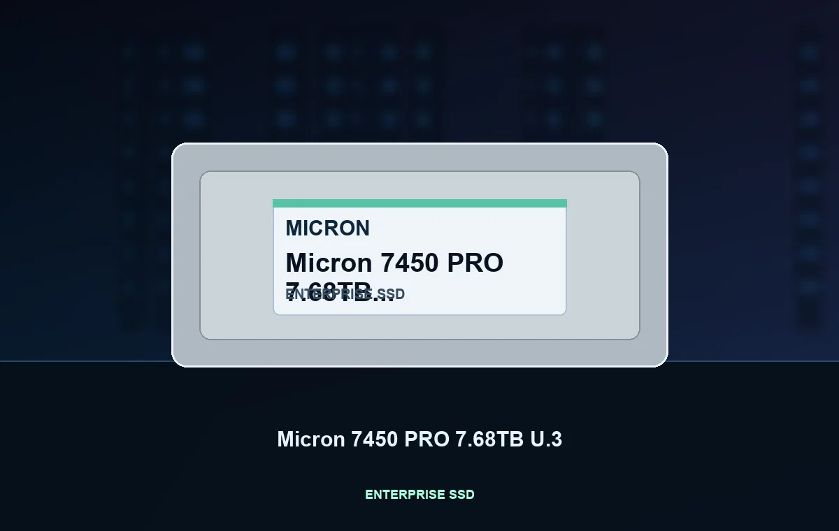 Micron 7450 PRO 7.68TB U.3