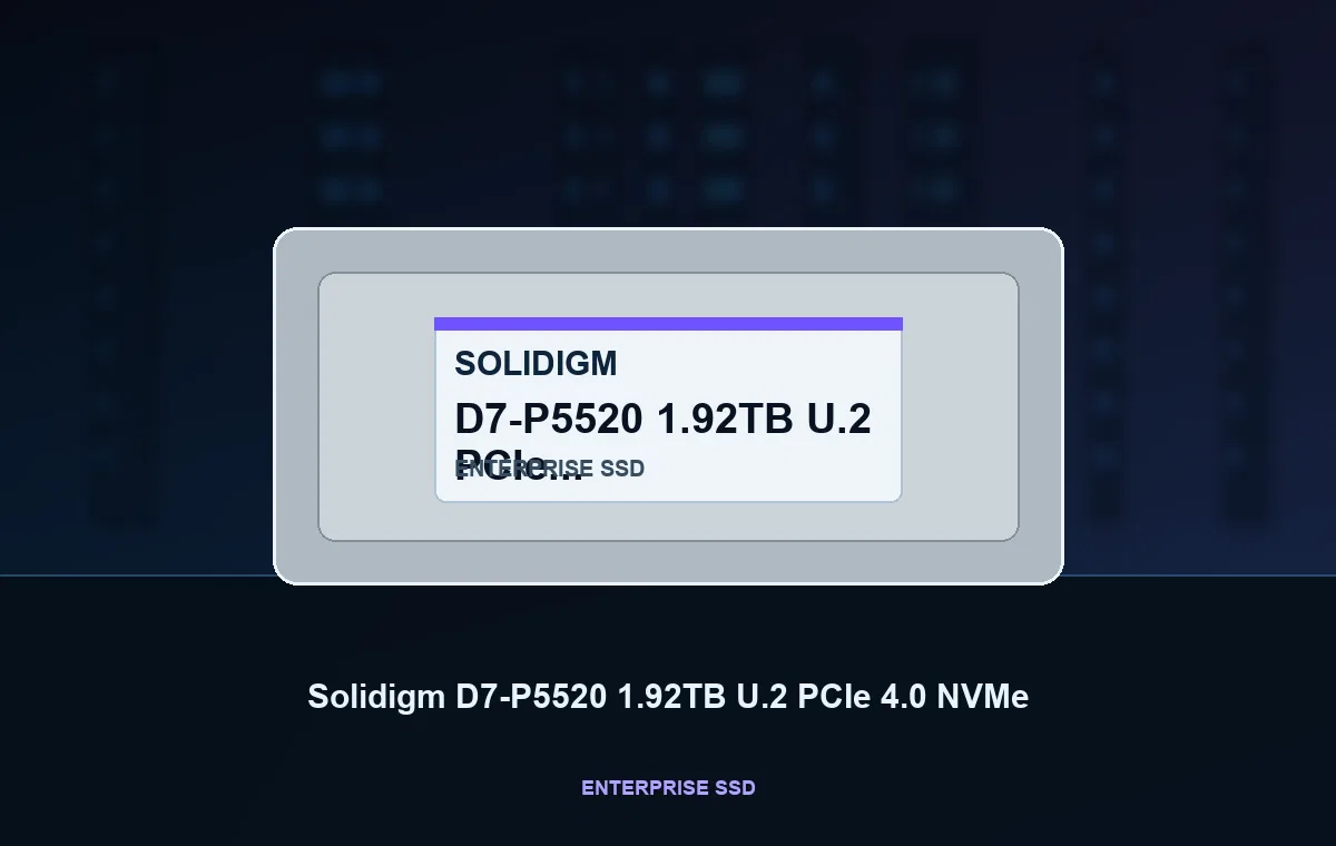 Solidigm D7-P5520 1.92TB U.2 PCIe 4.0 NVMe