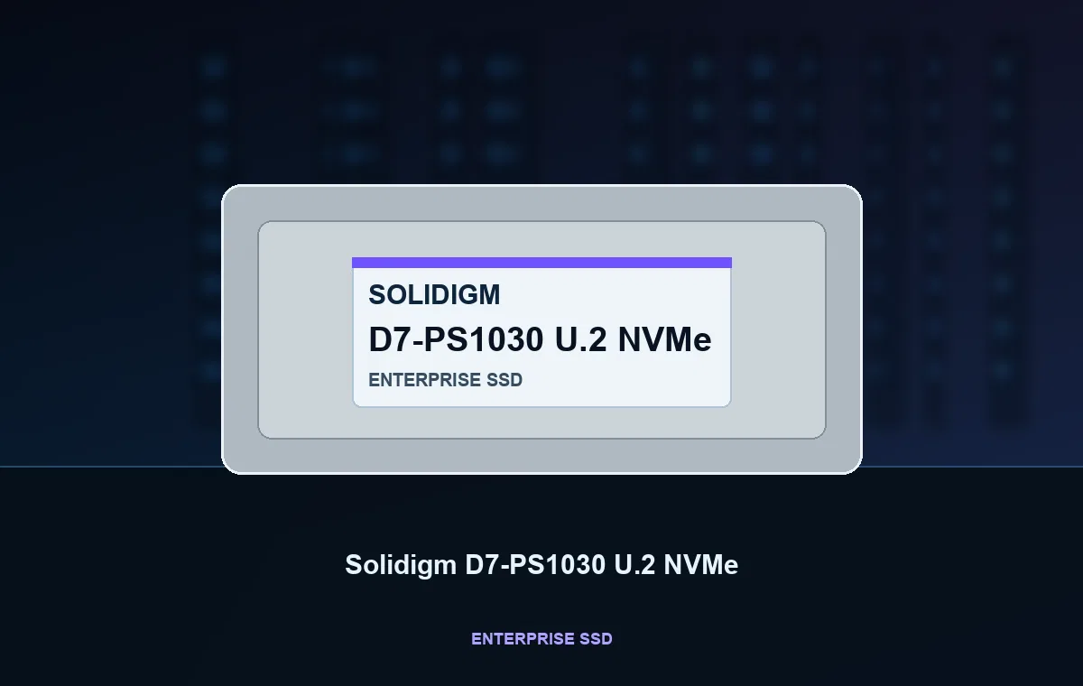 Solidigm D7-PS1030 U.2 NVMe