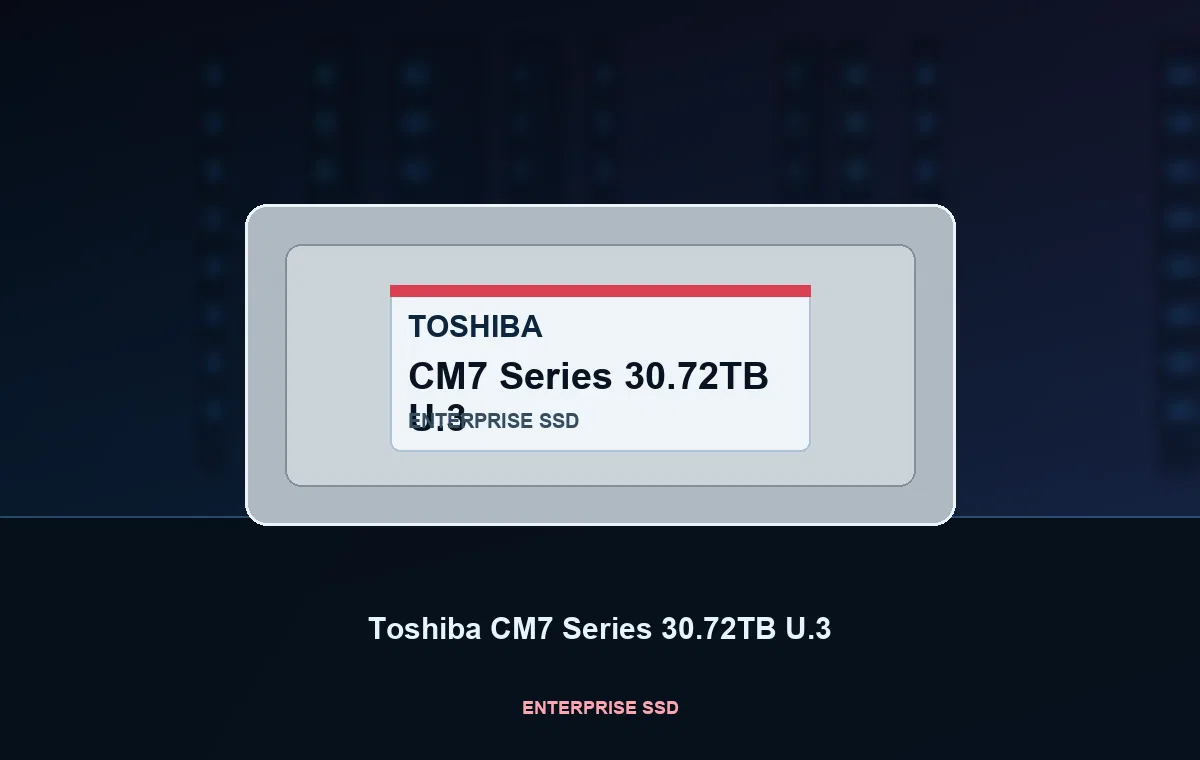 Toshiba CM7 Series 30.72TB U.3
